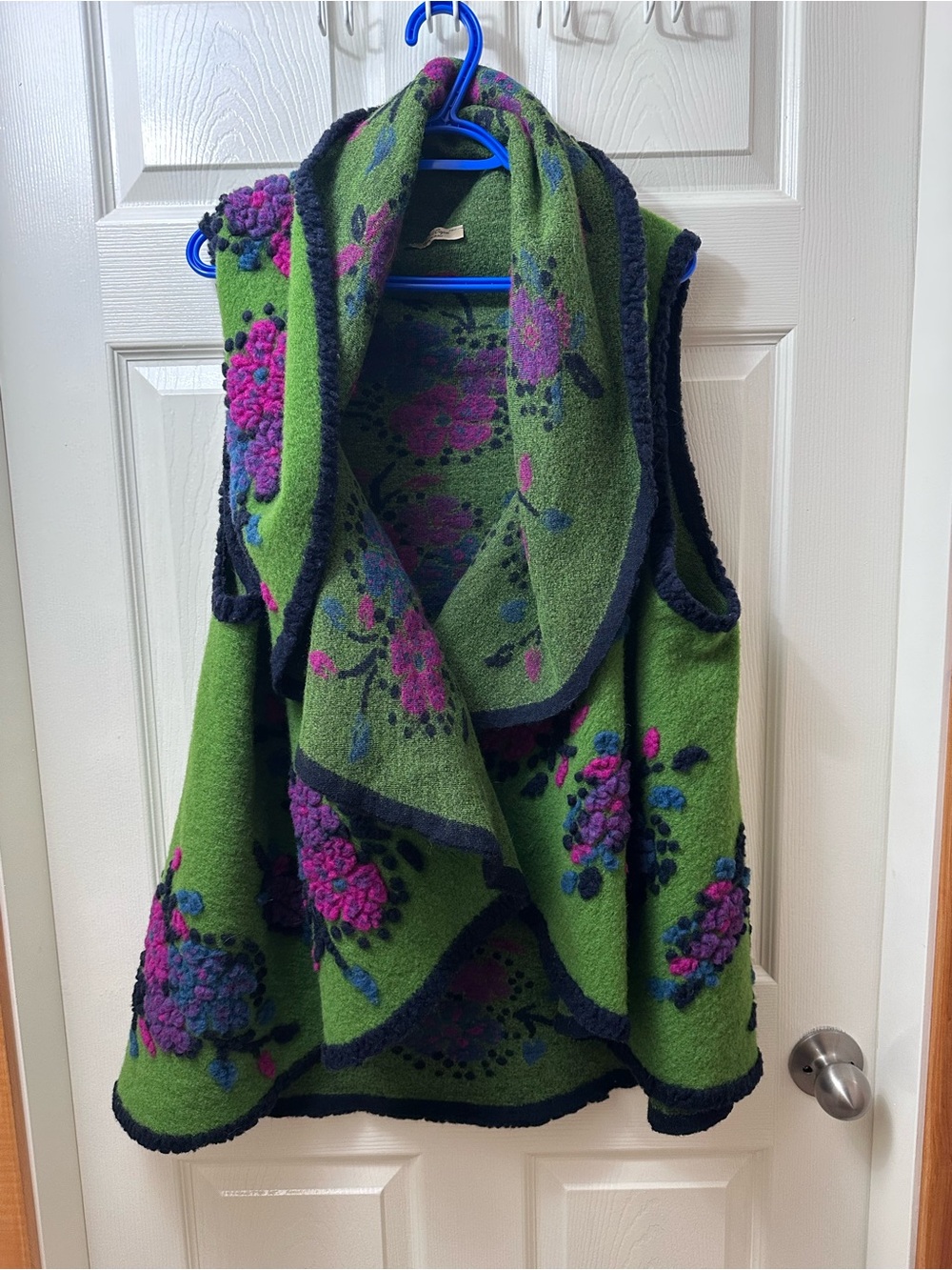 Felted Wool Vest/Wrap Made in Italy O/S